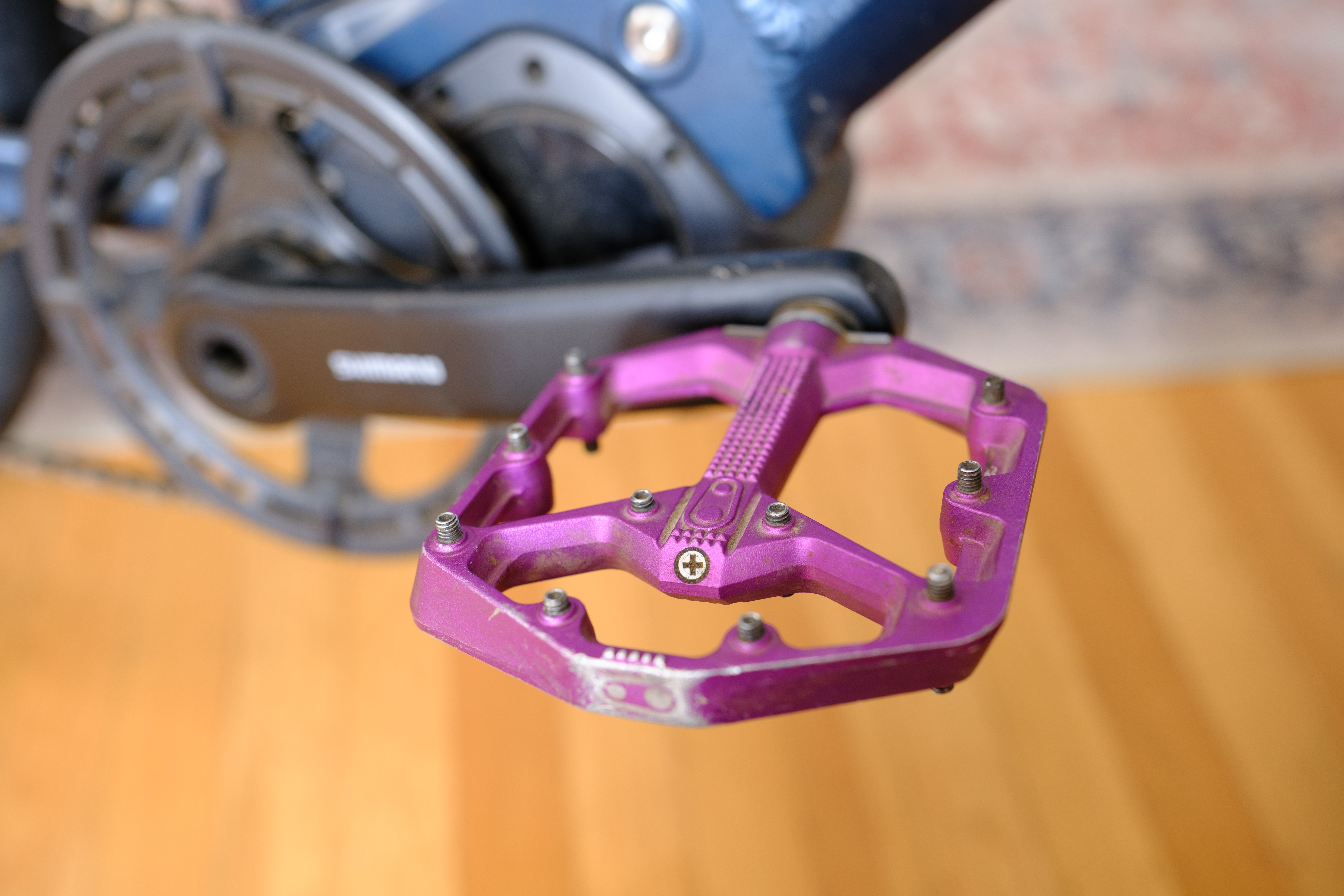 Crankbrothers Stamp 7 purple pedal